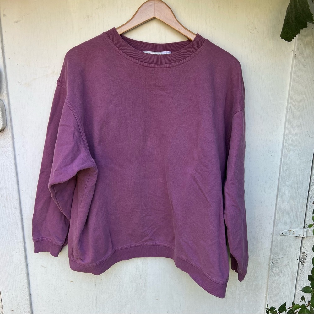 BP. Purple Crewneck Sweatshirt Size Medium